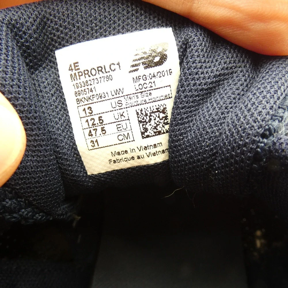 New Balance Propel v1 Mens 13 4E Extra Wide Navy Blue Running Shoes MPRORLC1
